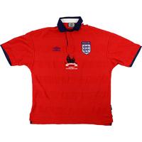 1999-01 England \'End Of An Era\' Away Shirt #7 (Beckham) XL