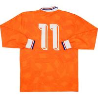 1993 Holland Match Worn Home L/S Shirt #11 (Blinker) v San Marino