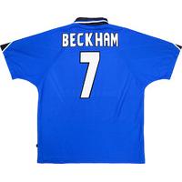 1997-98 Manchester United Third Shirt Beckham #7 (Very Good) XL