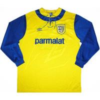 1993-95 Parma Player Issue Away L/S Shirt *Mint* XL