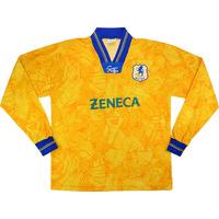 1993-94 Macclesfield Match Issue Away L/S Shirt #4