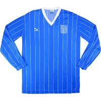 1987 Greece Match Worn Home L/S Shirt #8 (Kanaras) v Holland