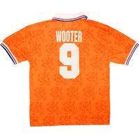 1995 Holland Match Worn World Youth Championship Home Shirt Wooter #9