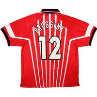 1997-98 PSV Match Issue Home Shirt Bruggink #12