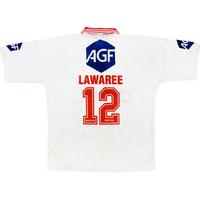 1996-97 Standard Liege Match Issue Away Shirt Lawaree #12