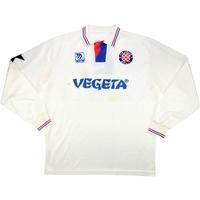1994-95 Hajduk Split Match Worn Champions League Home L/S Shirt #6 (Andrijaevi?) v Anderlecht