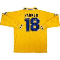 1994-95 Leicester Match Issue Away L/S Shirt Parker #18