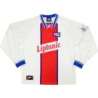 1994-95 Paris Saint-Germain Match Issue Champions League Away L/S Shirt #13 (Raí)