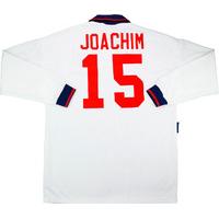 1993 England Match Issue World Youth Championship Home L/S Shirt Joachim #15