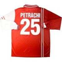 1998-99 Perugia Match Issue Home L/S Shirt Petrachi #25