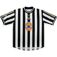 1997-98 Newcastle Match Worn Champions League Home Shirt Howey #6 (v PSV)