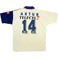 1996 97 porto match issue third shirt artur 14