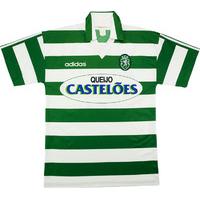 1994-95 Sporting Lisbon \'Signed\' Home Shirt (Very Good) S