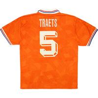 1992 94 holland match issue youth home shirt traets 5