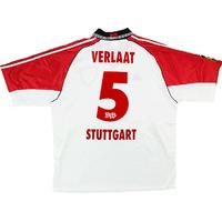 1998-99 Stuttgart Match Issue Home Shirt Verlaat #5