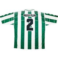 1999 00 vitoria setubal match issue home shirt paulo filipe 2