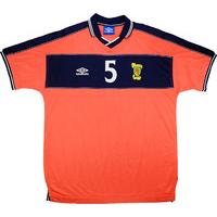 1999 Scotland Match Issue Away Shirt #5 (Hendry)
