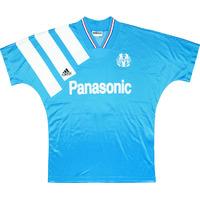 1991 92 olympique marseille match issue away shirt 8