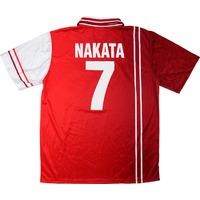 1998-99 Perugia Home Shirt Nakata #7 (Excellent) M