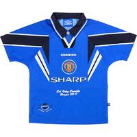 1996-98 Manchester United \'Champions\' Third Shirt S.Boys