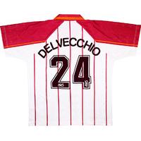 1996 97 roma away shirt delvecchio 24 very good l