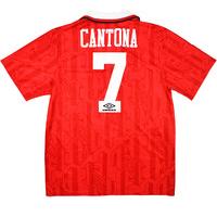 1992-94 Manchester United Home Shirt Cantona #7 (Very Good) M