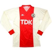 1985-87 Ajax Match Issue Home L/S Shirt #12 (Mühren)