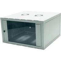 19 wall cabinet logilink w18e64g w x d 600 mm x 450 mm 18 u light grey ...