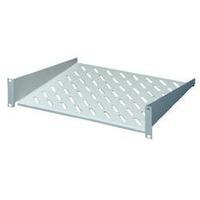 19 server rack cabinet shelf 2 u rittal 7119400 fixed grey