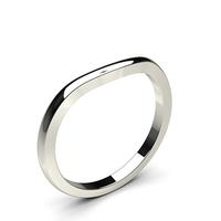 1.90mm Slight Comfort Fit Plain Shaped Wedding Band