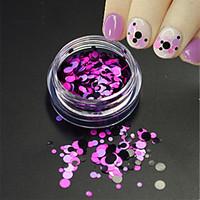 1bottle fashion nail art glitter round paillette nail art diy beauty r ...