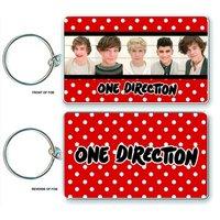 1d one direction keychain double sides