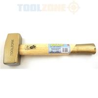 1kg toolzone gold head lump hammer