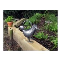 1l Silver Hen Watering Can