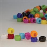 1lb Bag Of Pony Beads Assorted Colours