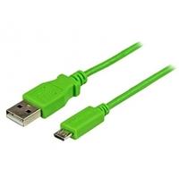 1m green mobile charge sync usb to slim micro usb cable for smartphone ...