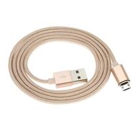 1M Alloy USB 2.0 to Magnetic 5 Pin Micro Data Charging Nylon Braid Cable High-speed High-efficiency for Samsung S6 edge S7 S7 edge HTC Xiaomi Note Pro