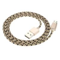 1M Alloy USB 2.0 to Magnetic 5 Pin Micro Data Charging Nylon Braid Cable High-speed High-efficiency for Samsung S6 edge S7 S7 edge HTC Xiaomi Note Pro