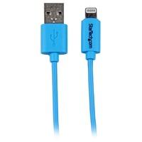 1m blue lightning to usb cable for iphone ipod ipad
