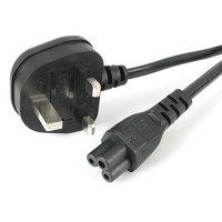 1m laptop power cord 3 slot for uk bs 1363 to c5 clover leaf power cab ...