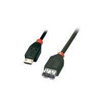 1M USB OTG Cable - Black