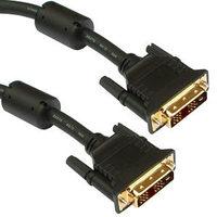 1m DVI Cable Dual Link - DVI-D Pro Grade Gold