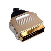 1m Gold Plated Scart Lead