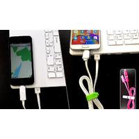 1m 2-in-1 Flip USB Charger for Android and iPhone 5/6