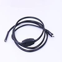 1m android hd 640p endoscope camera borescope snake 55mm lens 6 led ip ...