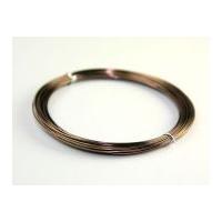 1mm Deco Coloured Craft Wire 10m Brown