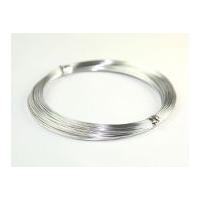 1mm deco coloured craft wire 10m silver