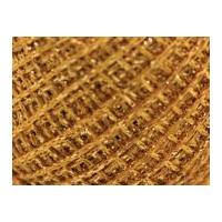 1mm gold rush decorative glitter thread 80m dark gold