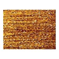1mm Decorative Glitter Thread 10m Dark Gold