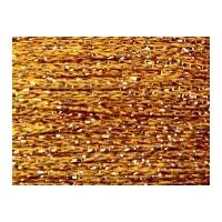 1mm decorative glitter thread 10m dark gold